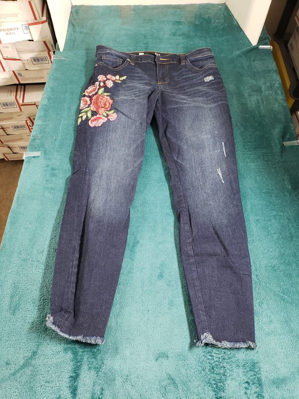 Kut from The Kloth Jeans Size 10 Womens Blue Ladies Mid Rise Connie Ankle Skinny